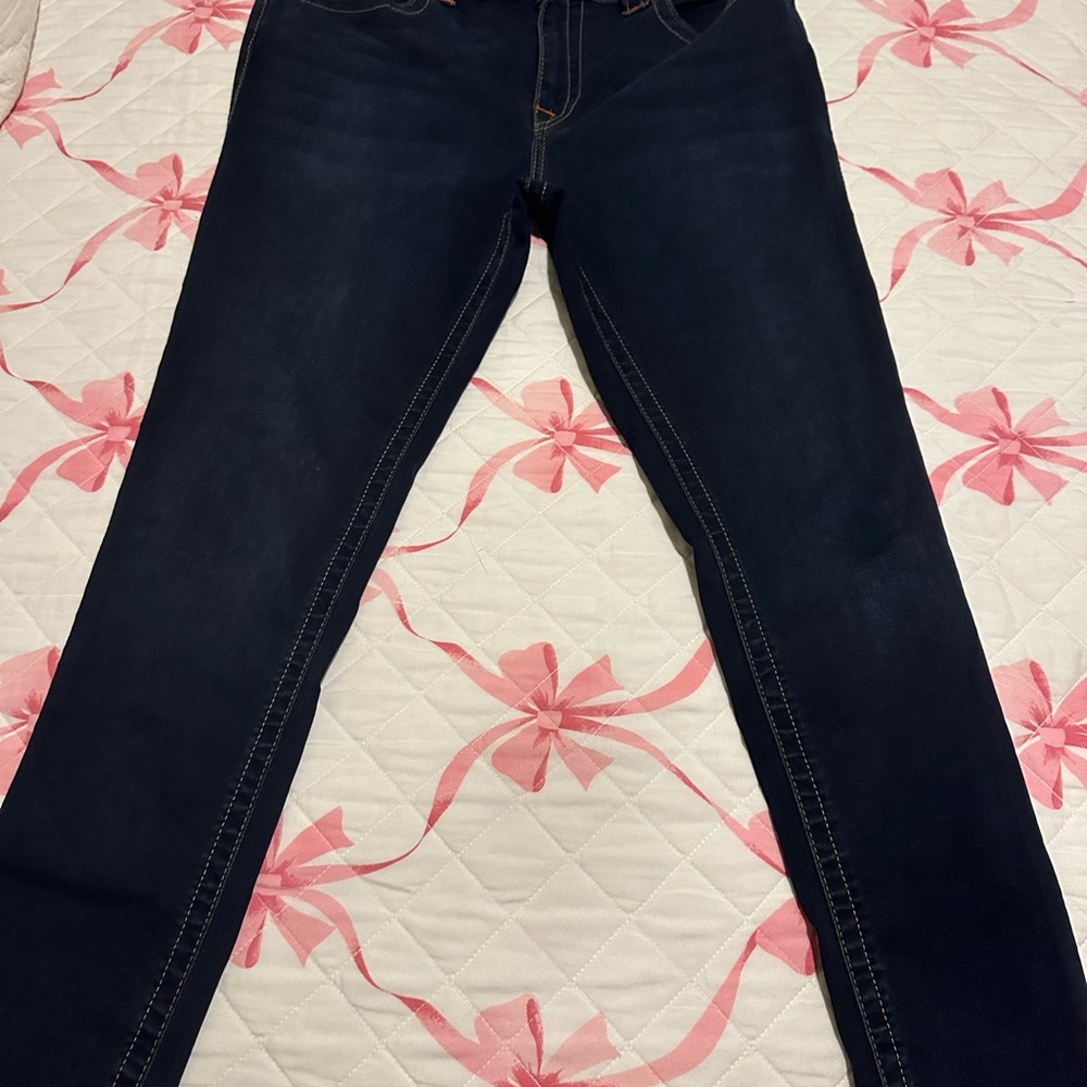 True Religion Women's Dark Blue Skinny Jeans